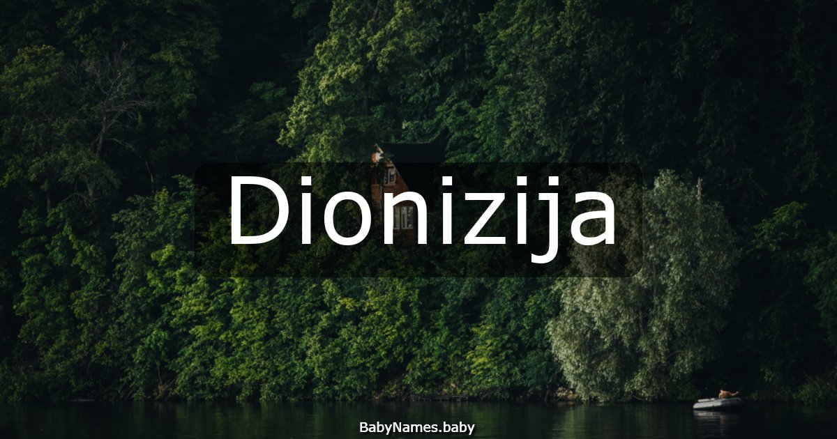 Dionizija