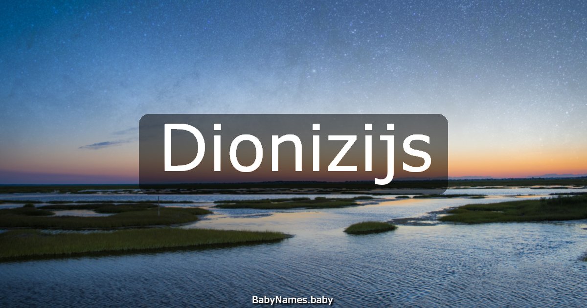 Dionizijs