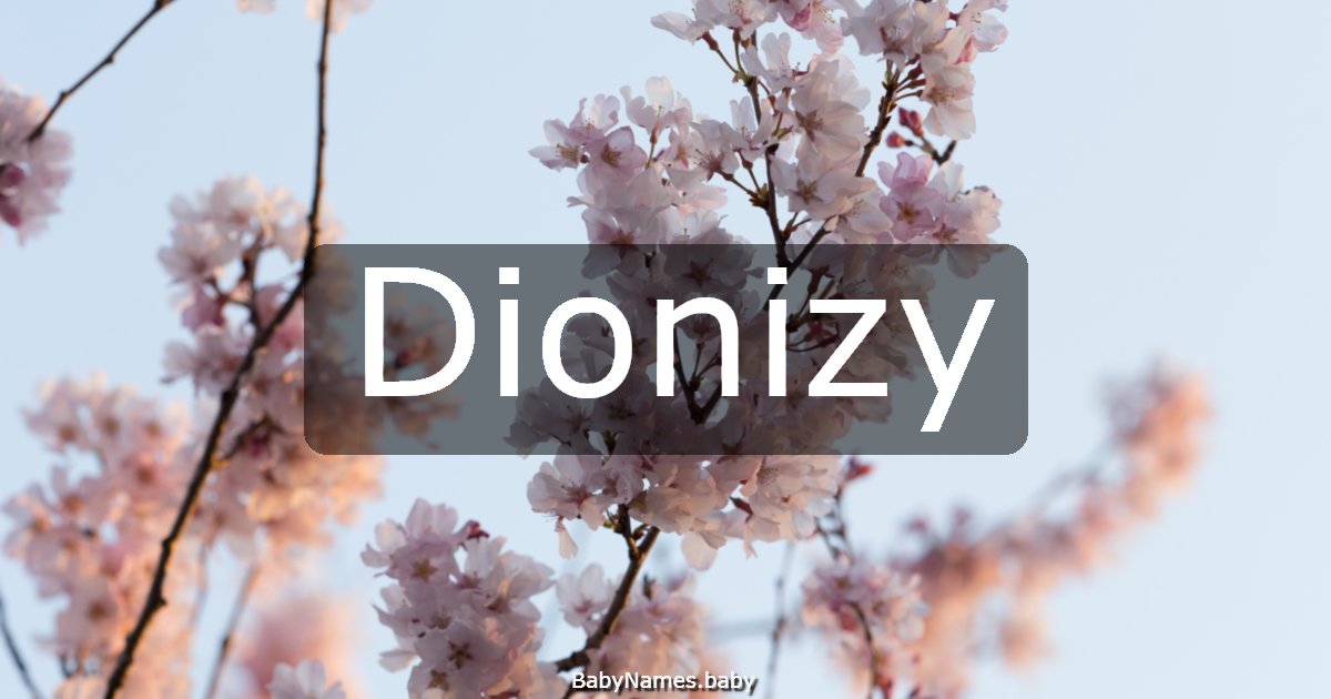 Dionizy