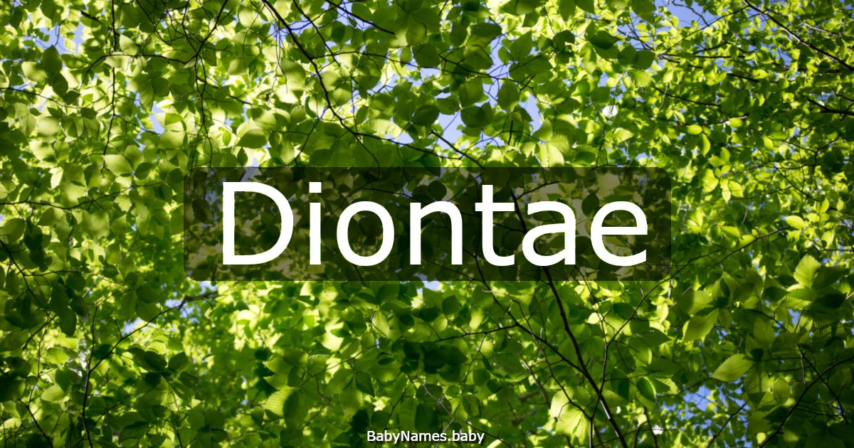 Diontae