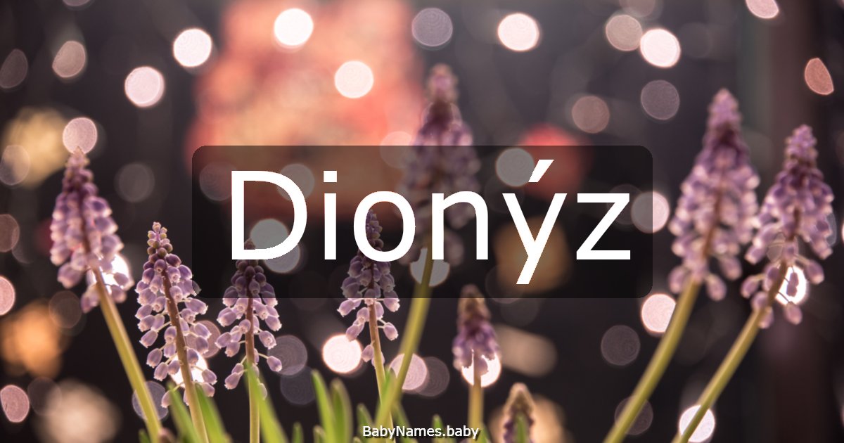 Dionýz