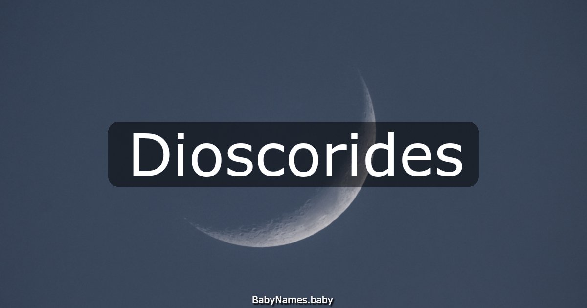 Dioscorides