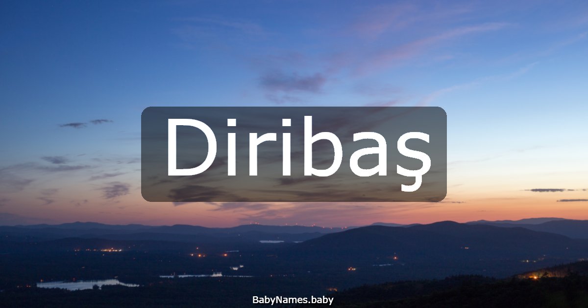 Diribaş