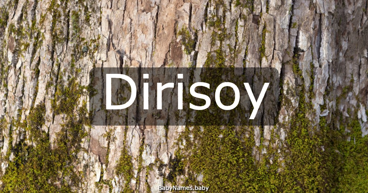 Dirisoy