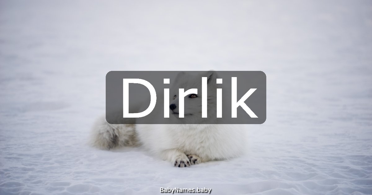Dirlik