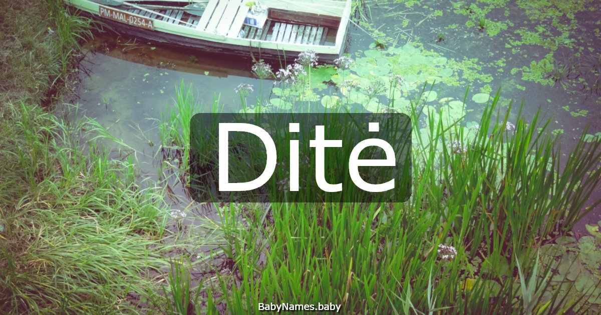 Ditė