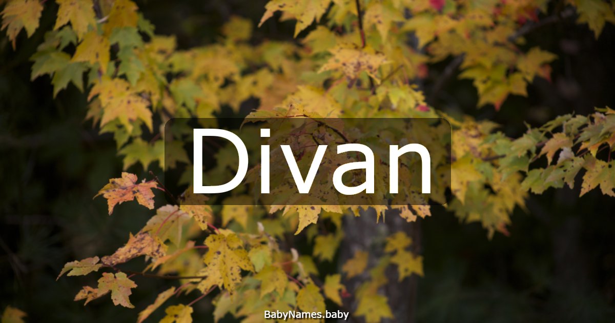 Divan
