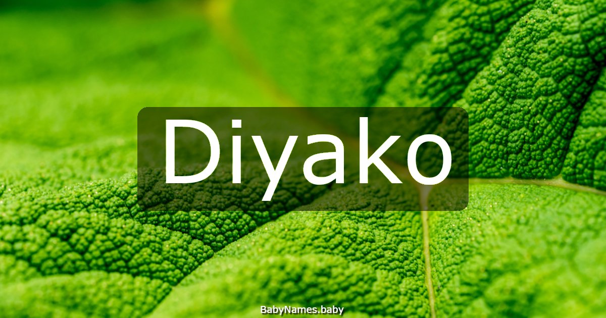 Diyako