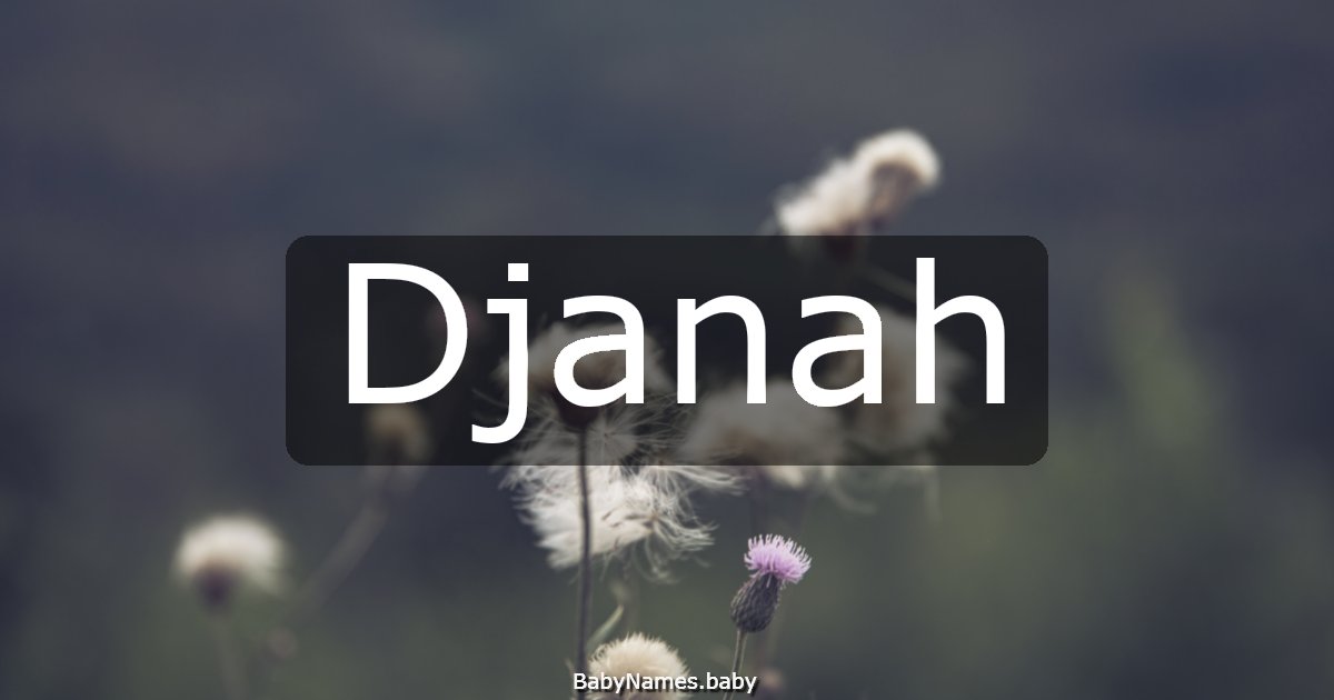 Djanah