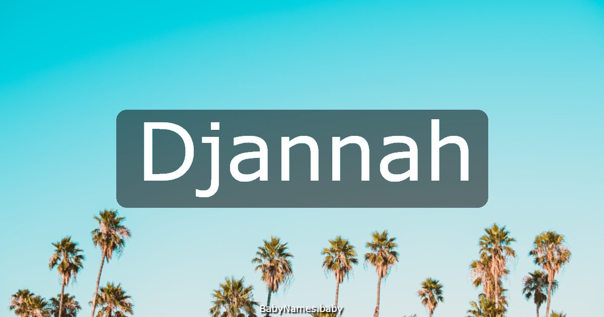 Djannah