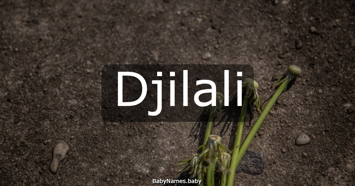 Djilali