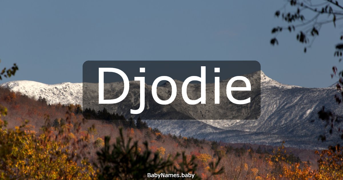 Djodie