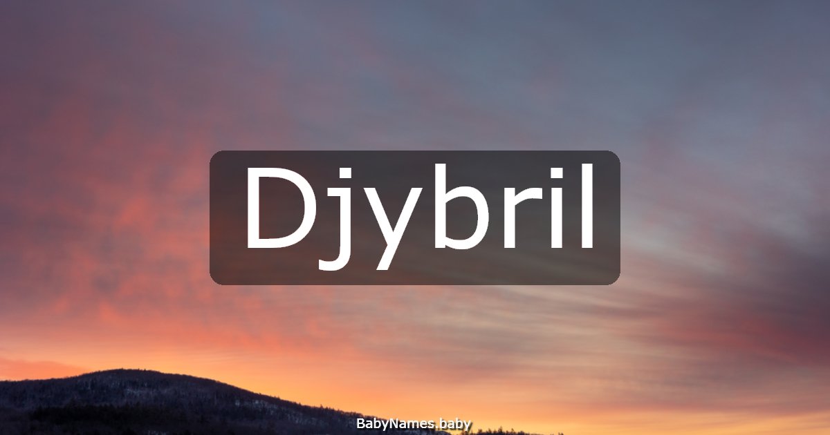 Djybril