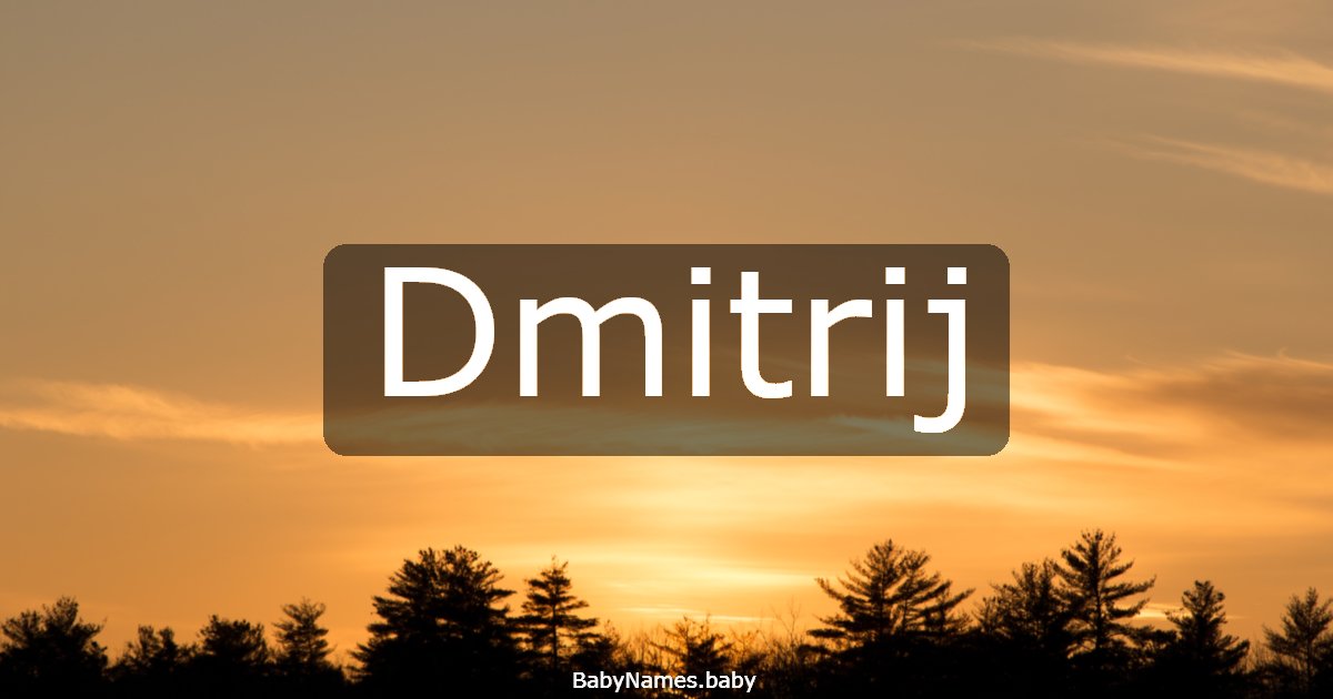 Dmitrij