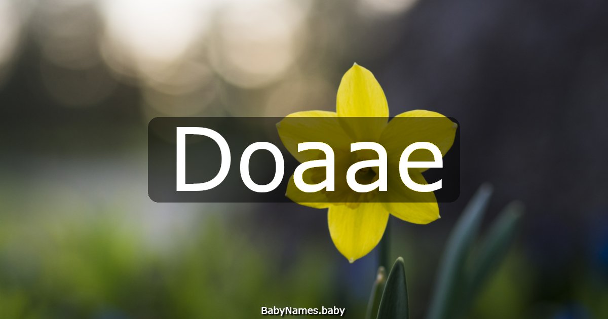 Doaae