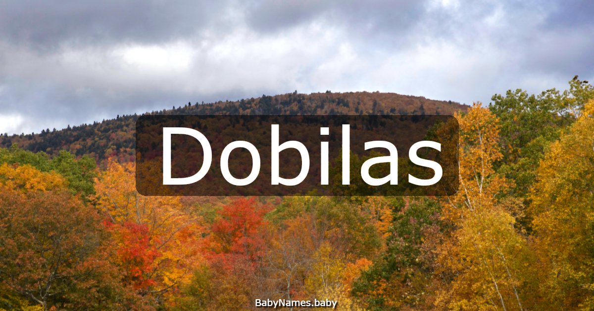 Dobilas