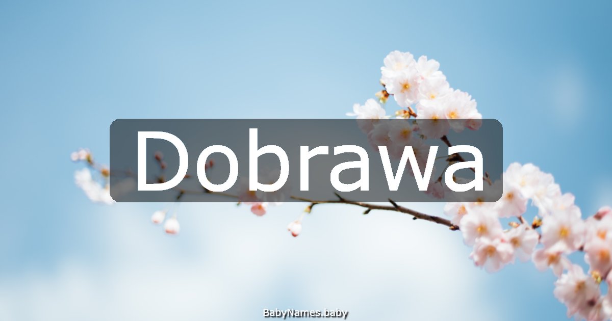Dobrawa