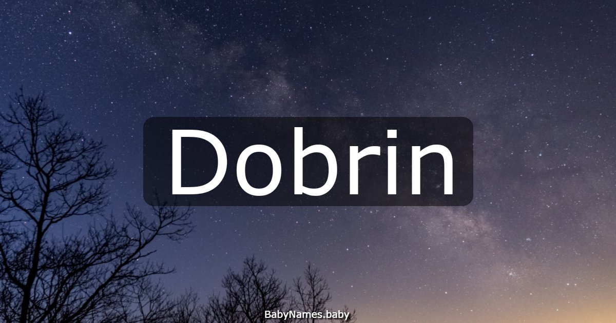 Dobrin