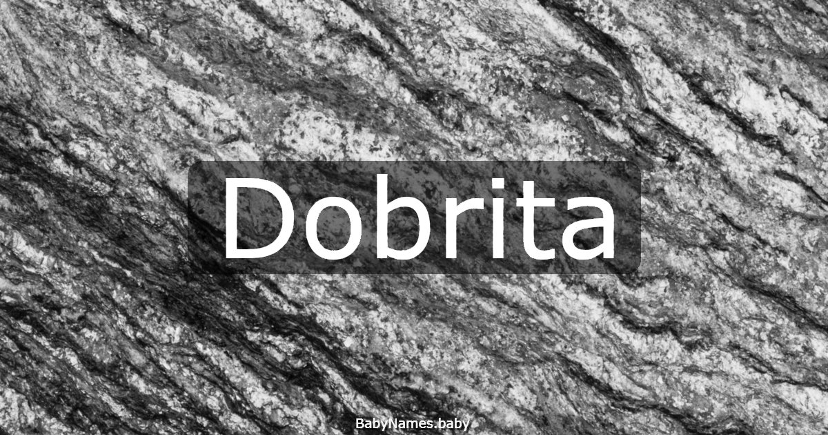Dobrita