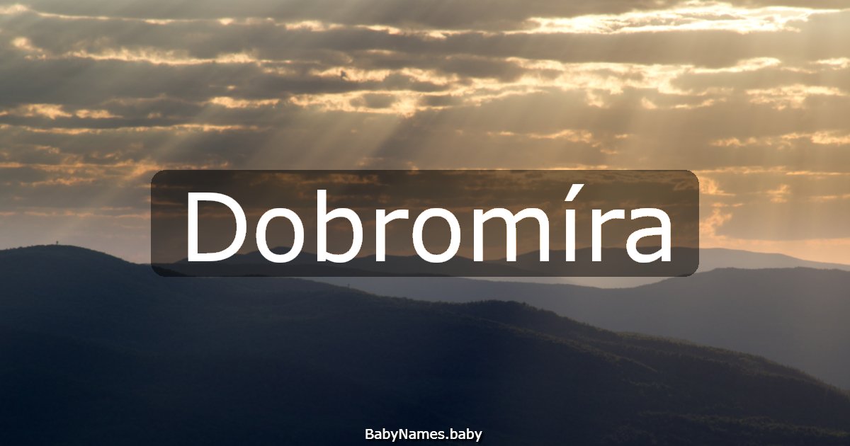 Dobromíra