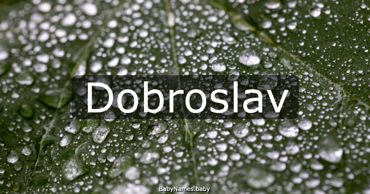 Dobroslav