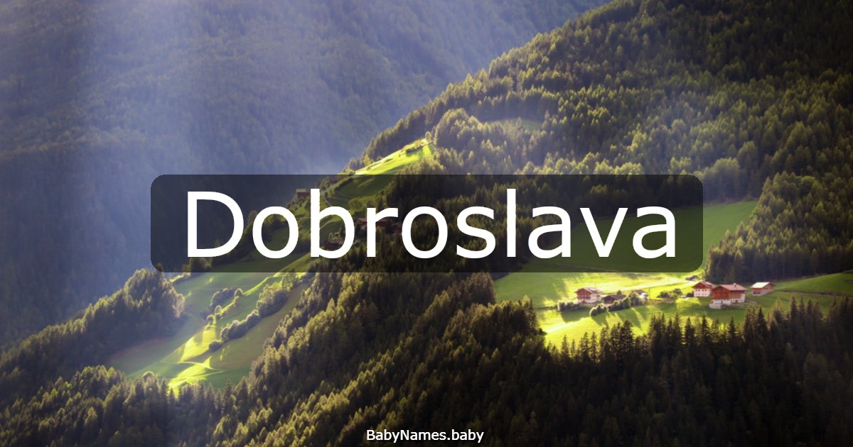 Dobroslava