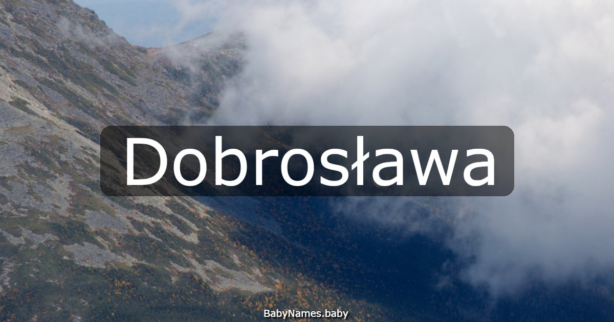 Dobrosława