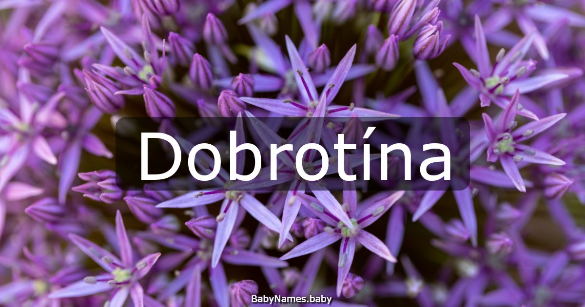 Dobrotína