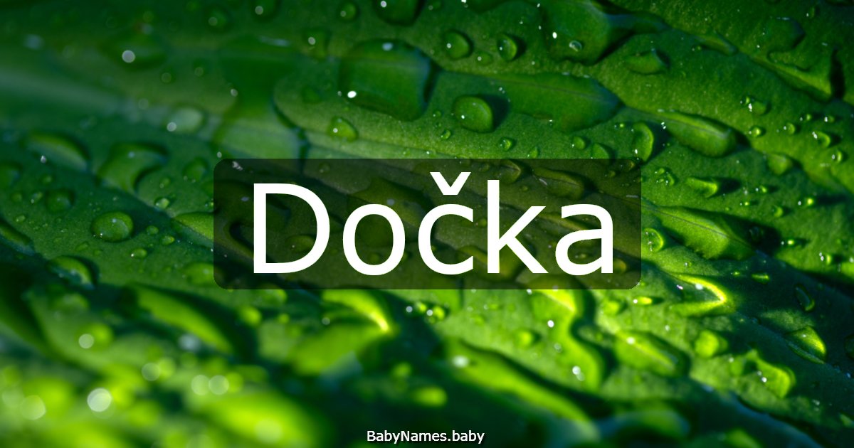 Dočka