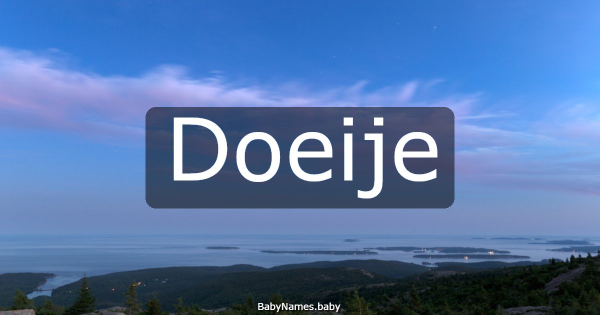 Doeije