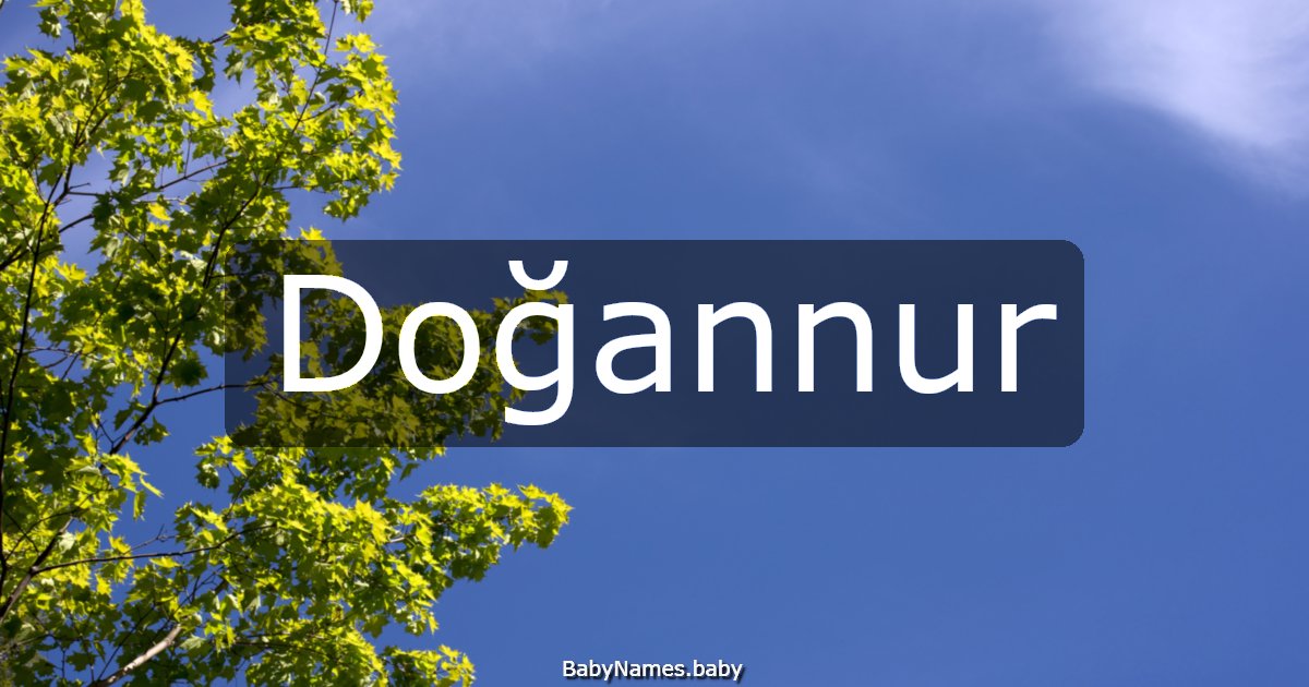 Doğannur