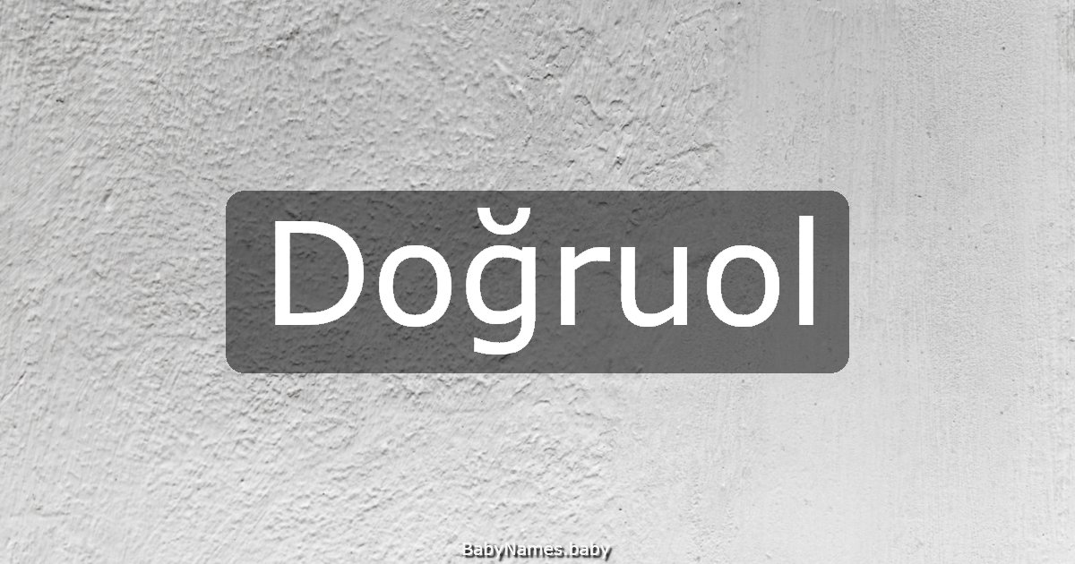 Doğruol