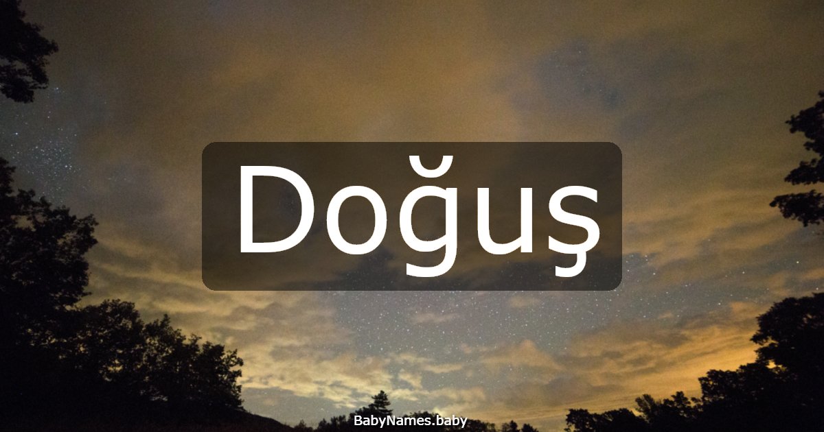 Doğuş