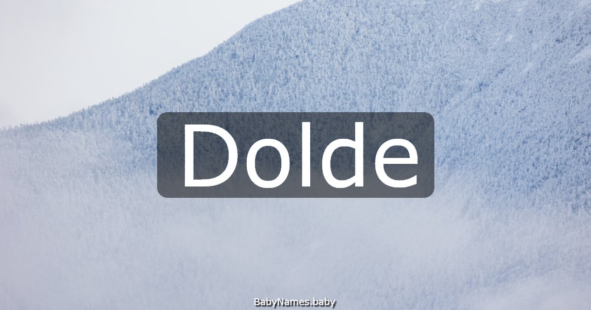 Dolde