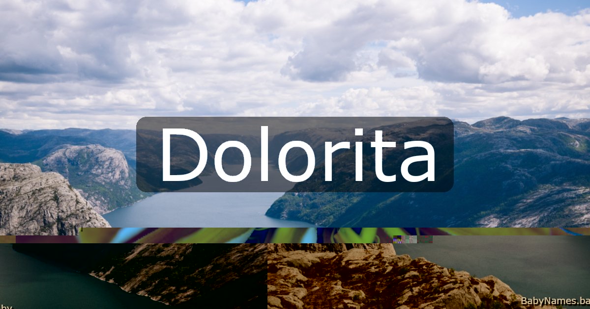 Dolorita