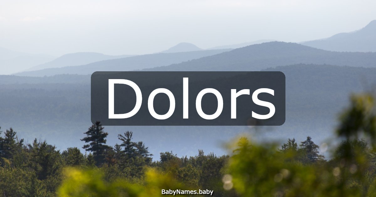 Dolors