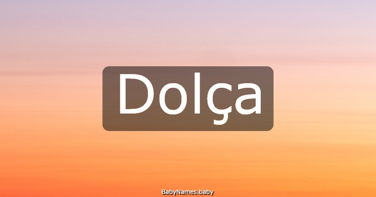 Dolça