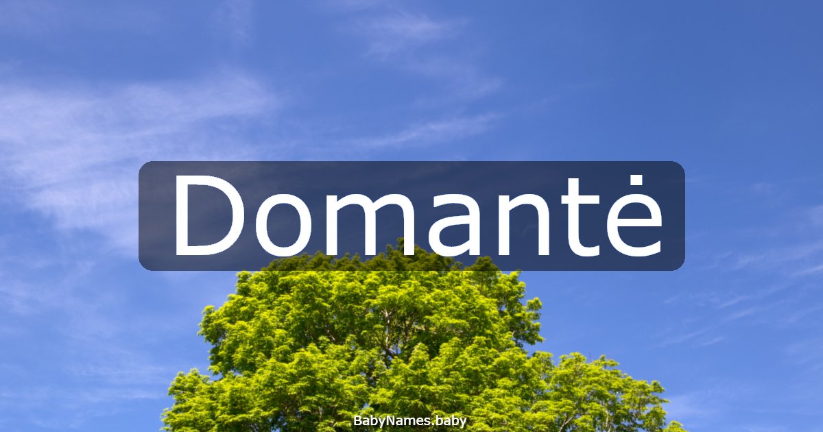 Domantė