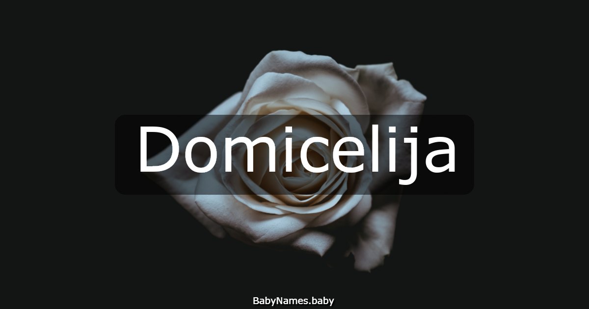 Domicelija