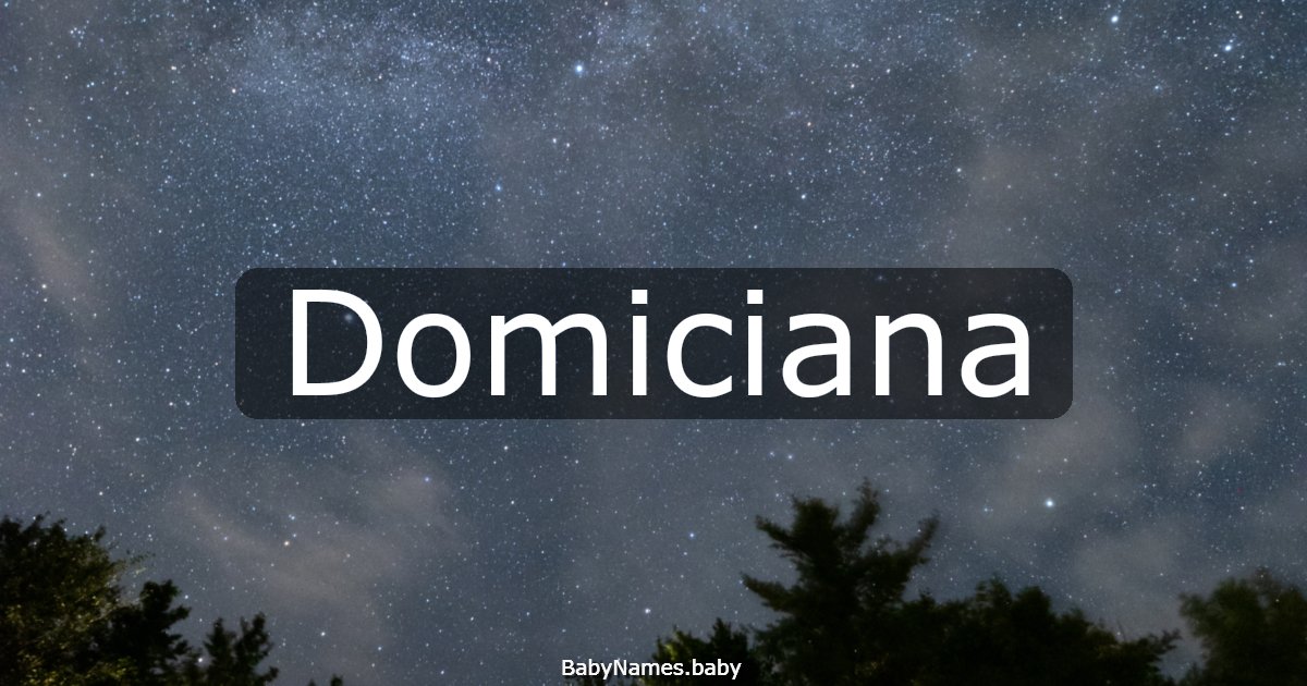 Domiciana