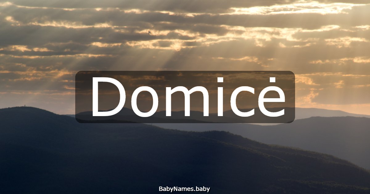 Domicė