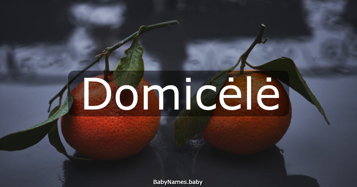 Domicėlė