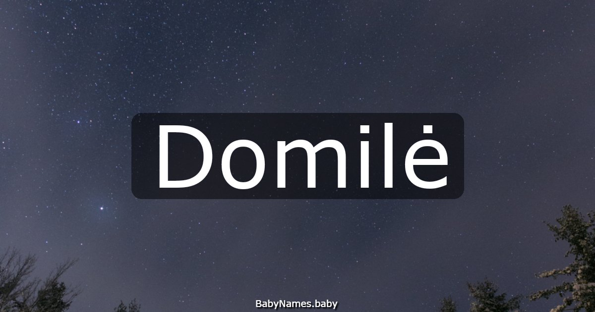 Domilė