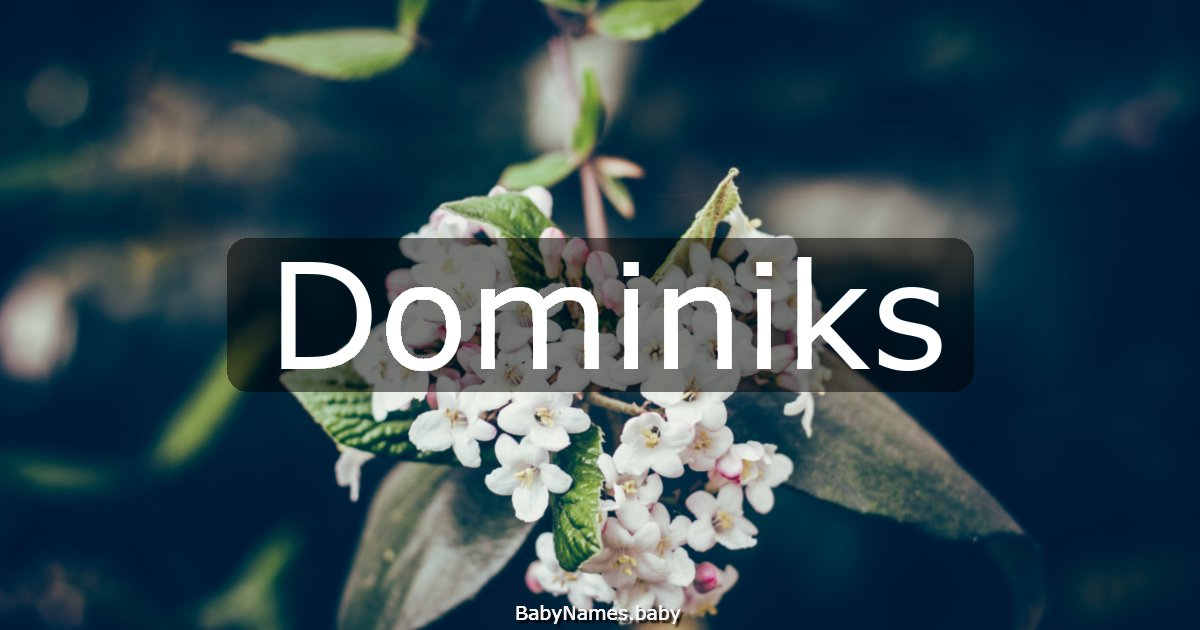 Dominiks