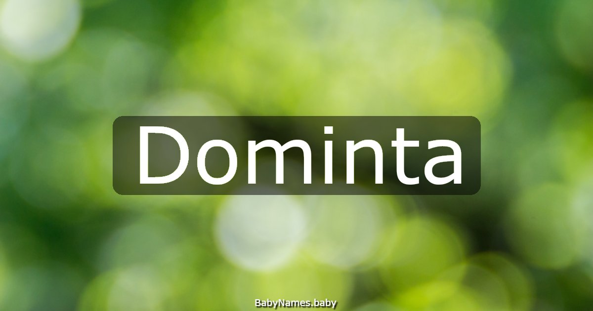 Dominta