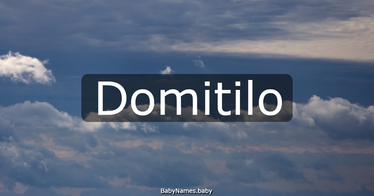 Domitilo