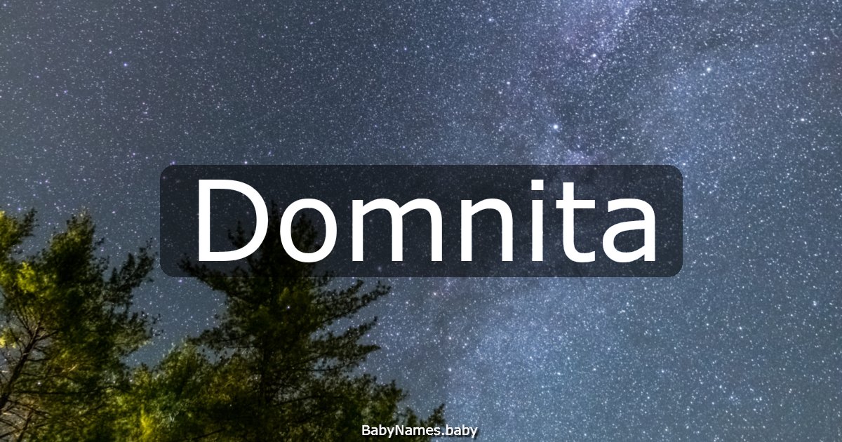 Domnita