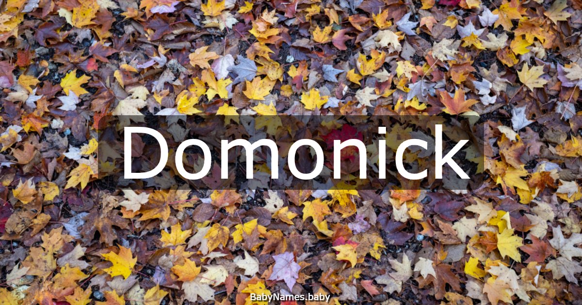 Domonick