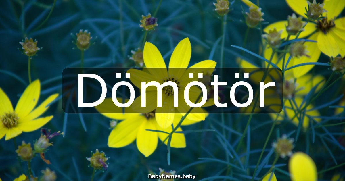 Dömötör