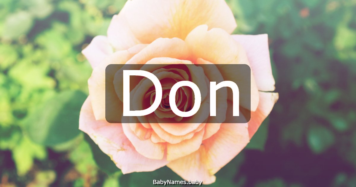 Don